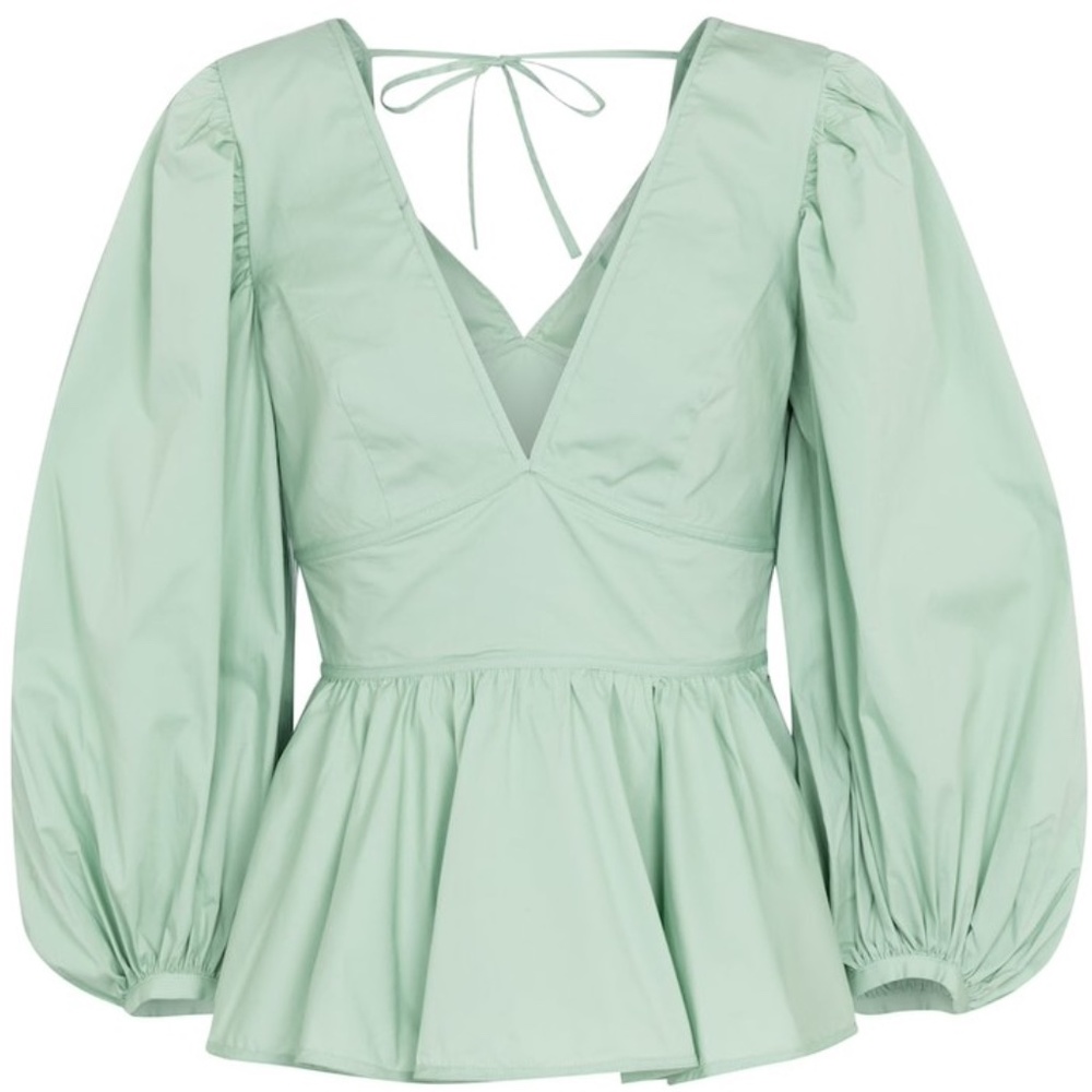 NWT Staud Peplum Top